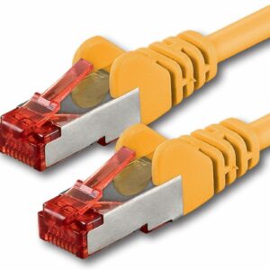 Câble RJ45 catégorie 6 S/FTP 2m VoIP (Jaune)